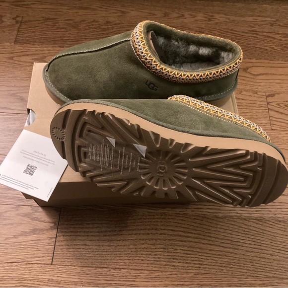 UGG TASMAN BURNT OLIVE SUEDE SHOES WOMEN'S SLIPPERS 5955 - Picture 3 of 7